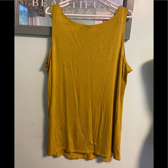 LOGO by Lori Goldstein chartreuse tunic size 2X - Picture 9 of 9